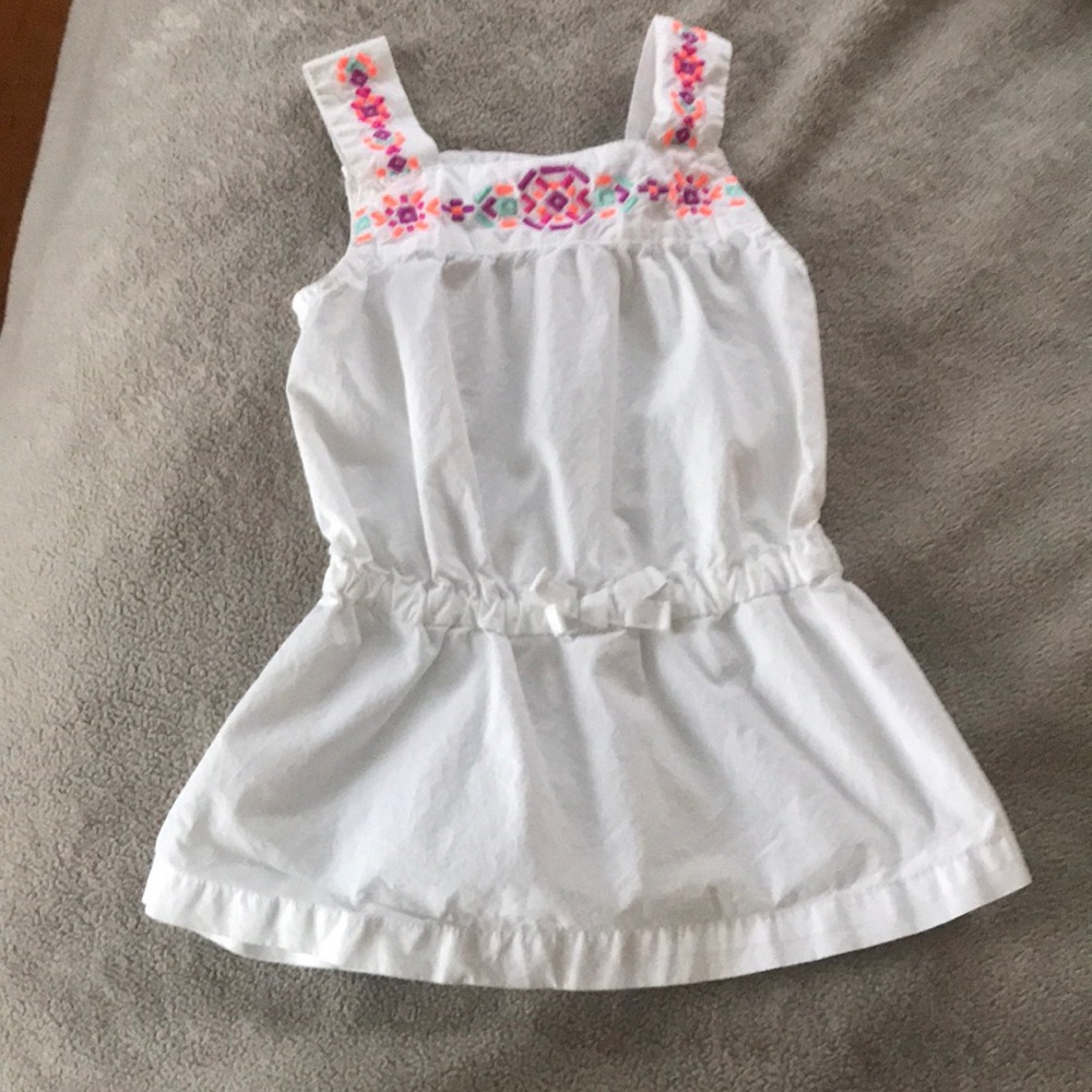 White toddler top